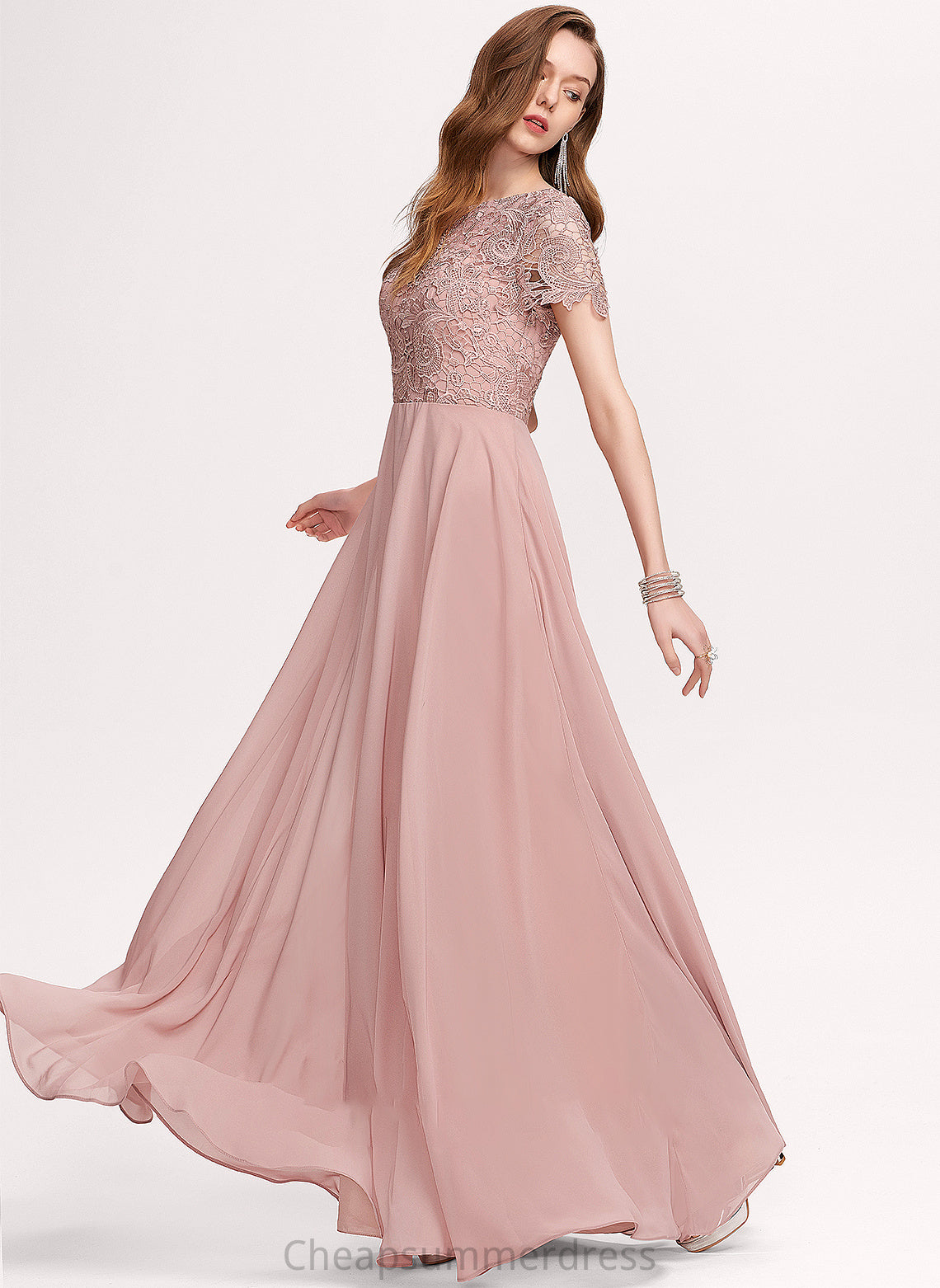 A-Line Sequins Silhouette Neckline Length Floor-Length Embellishment Fabric ScoopNeck Allison A-Line/Princess Sleeveless