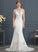 Wedding Crepe Train Sarai Stretch Dress Wedding Dresses Court V-neck Trumpet/Mermaid
