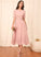 Knee-Length A-Line Straps Sleeves Length Silhouette Sleeve Fabric Vivian V-Neck A-Line/Princess Sleeveless