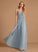 Neckline Length Silhouette Fabric V-neck Embellishment A-Line Ruffle Floor-Length Joanna Floor Length A-Line/Princess