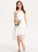 A-Line With Asymmetrical Chiffon Bow(s) One-Shoulder Junior Bridesmaid Dresses Lace Kimberly