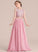 A-LineScoopNeckFloor-LengthChiffonJuniorBridesmaidDress#130498 Carina Junior Bridesmaid Dresses
