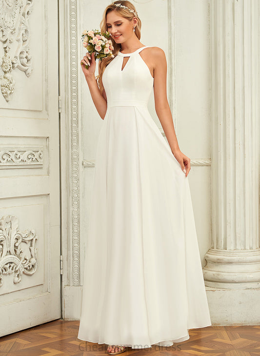 Wedding Floor-Length Wedding Dresses Dress Scoop Jasmine A-Line Chiffon