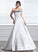 Dress Train Sash Ball-Gown/Princess Wedding Dresses Satin With Wedding Strapless Court Araceli Embroidered Beading