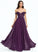 Sequins With Chiffon Chelsea Beading Ball-Gown/Princess Prom Dresses Floor-Length Off-the-Shoulder