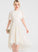 ScoopNeck Neckline Fabric A-Line Asymmetrical Pleated Embellishment Length Silhouette Riya Natural Waist Sleeveless