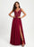 Sequins With Prom Dresses Tulle Gemma V-neck Floor-Length Ball-Gown/Princess