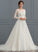 Wedding Train Wedding Dresses Tulle Hayden Dress Sweep Ball-Gown/Princess Scoop Neck