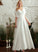 Split V-neck Wedding Floor-Length A-Line With Front Lace Marlene Wedding Dresses Dress