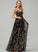V-neck Beading Floor-Length Prom Dresses Ball-Gown/Princess Lace Rachael With