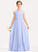 Neck Floor-Length Junior Bridesmaid Dresses Chiffon Julianne A-Line Scoop