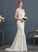 Sweep Dress Lace Wedding Dresses Train Regan Wedding Neck Scoop Trumpet/Mermaid