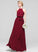 ScoopNeck A-Line Neckline Floor-Length Embellishment Bow(s) Fabric Length Silhouette Lesly Short Sleeves Natural Waist