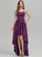 Satin Neckline Ball-Gown/Princess Ingrid Prom Dresses Asymmetrical Square