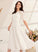 Tea-Length With A-Line Nydia Dress Wedding Beading Wedding Dresses