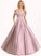 Silhouette Pockets Fabric Length Neckline A-Line Floor-Length Off-the-Shoulder Embellishment Princess V-Neck A-Line/Princess