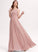 Prom Dresses With Floor-Length Chiffon V-neck Ruffle A-Line Marisol