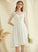 Wedding A-Line Wedding Dresses Chiffon Lucy Lace Sequins With Dress Knee-Length