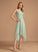 Silhouette Embellishment Fabric Ruffle Length Neckline A-Line One-Shoulder Asymmetrical Leilani Natural Waist A-Line/Princess