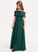 With Chiffon Lilah Floor-Length Junior Bridesmaid Dresses Off-the-Shoulder A-Line Bow(s)