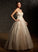 With Sequins Sweetheart Tulle Prom Dresses Ruffle Appliques Ball-Gown/Princess Brielle Floor-Length Lace Beading