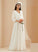 Dress Floor-Length A-Line Wedding Dresses Wedding Front Hailie Lace V-neck With Split