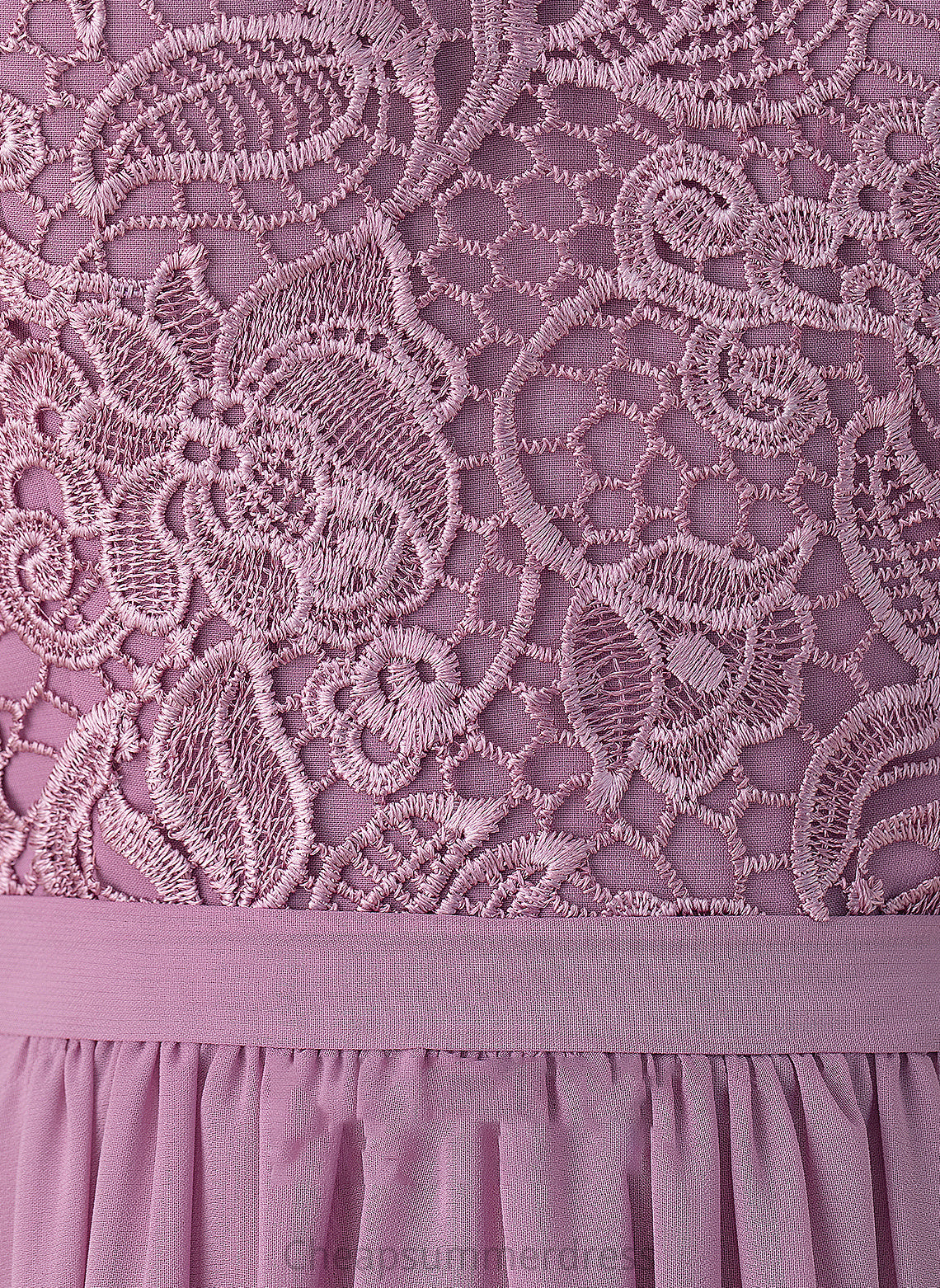 Fabric Floor-Length Silhouette SplitFront Neckline V-neck Length A-Line Embellishment Anaya Natural Waist V-Neck