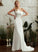 Wedding Dresses Dress Sweep Adeline Wedding One-Shoulder Train Trumpet/Mermaid