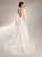 Dress Wedding Dresses Emerson Wedding With Train V-neck Sequins Ball-Gown/Princess Chapel