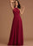 Lace Alayna With Prom Dresses Chiffon Neck A-Line Scoop Floor-Length