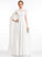 High A-Line Wedding Dresses Dress Wedding Abby Neck Floor-Length Chiffon