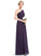 Length A-Line Neckline Ruffle Floor-Length Fabric Embellishment One-Shoulder Silhouette Lainey A-Line/Princess Sleeveless