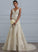 Sequins Court Lace Dress Train Wedding Dresses Beading With V-neck A-Line Wedding Nicole Tulle