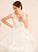 Train Wedding V-neck Helena Wedding Dresses Sequins Dress Beading With Ball-Gown/Princess Court