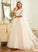 Train Ball-Gown/Princess Lace Sweep Tulle Dress Wedding Dresses Neck Scoop Wedding Payten