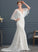 Sequins Dress With V-neck Margaret Train Beading Sweep Trumpet/Mermaid Lace Wedding Wedding Dresses