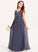 Chiffon Ruffle With Junior Bridesmaid Dresses V-neck A-Line Floor-Length Leyla