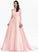 Felicity Ball-Gown/Princess Train Prom Dresses Sweep Bow(s) Satin Off-the-Shoulder With
