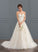 Court With Ball-Gown/Princess Ruffle Serena Tulle Beading Wedding Dresses Dress Sweetheart Train Wedding