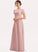 Length Straps Silhouette Floor-Length Lace A-Line Fabric Embellishment Sariah A-Line/Princess Sleeveless Knee Length