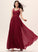 Ruffle Neckline Fabric Floor-Length Silhouette Pockets Sweetheart Embellishment A-Line Length Guadalupe A-Line/Princess