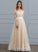 Tulle Lace A-Line Nadia Floor-Length Dress Wedding Dresses Wedding