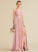 Split A-Line Floor-Length Prom Dresses Emma Sweetheart Lace With Chiffon Front