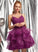 Lauryn V-neck Ball-Gown/Princess Short/Mini Prom Dresses Tulle