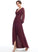 Silhouette Length Fabric A-Line Neckline Ruffle V-neck Asymmetrical Embellishment Adrienne A-Line/Princess Scoop