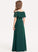 With Chiffon Lilah Floor-Length Junior Bridesmaid Dresses Off-the-Shoulder A-Line Bow(s)