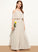 Dulce Scoop Junior Bridesmaid Dresses Floor-Length Neck Chiffon A-Line