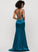 Sweep Train Penelope V-neck Trumpet/Mermaid Prom Dresses