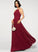 Chiffon Scoop Prom Dresses Neck Square Floor-Length A-Line Neckline Brenda