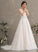 Wedding Wedding Dresses Neck Tulle With Scoop Beading Dress Court Guadalupe Train Ball-Gown/Princess Sequins